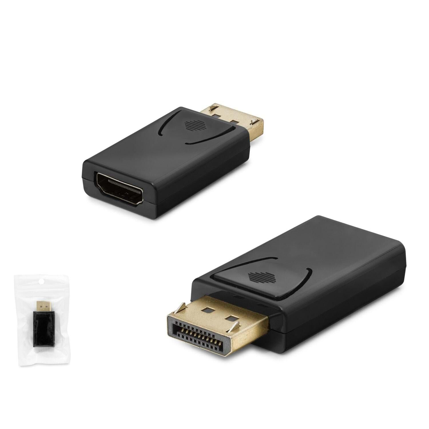 Hadron HDX1311 DisplayPort (M) - HDMI (F) 1080p Dönüştürücü Adaptör - Siyah