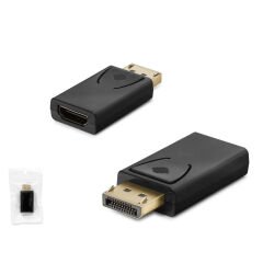 Hadron HDX1311 DisplayPort (M) - HDMI (F) 1080p Dönüştürücü Adaptör - Siyah