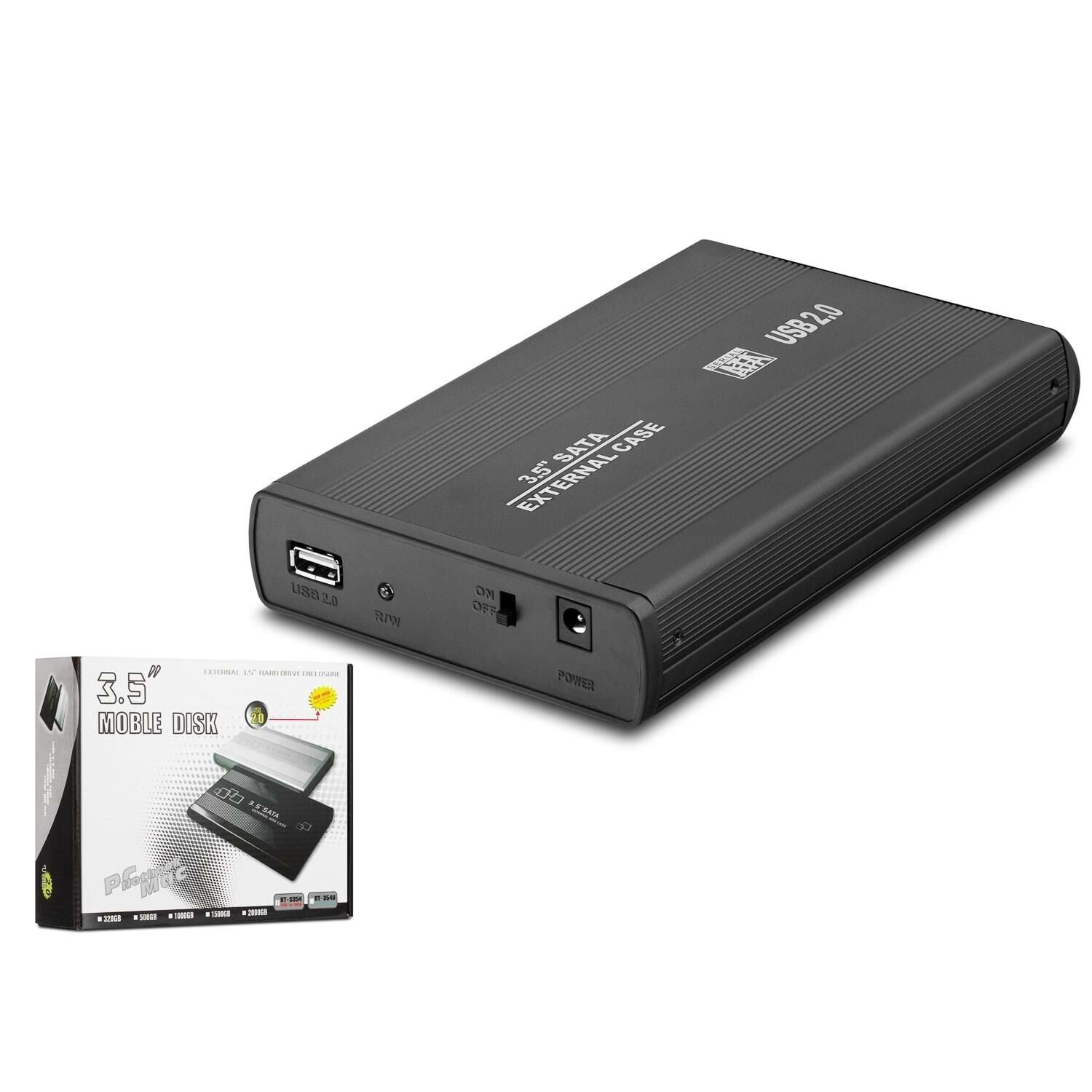 Hadron HDX1753 USB 2.0 SATA 3.5'' Metal Kasa Hard-Disk Kutusu - Siyah