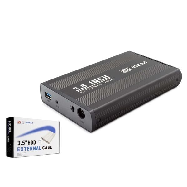 Hadron HDX1756 USB 3.0 SATA 3.5'' Metal Kasa Hard-Disk Kutusu - Siyah