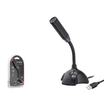 Hadron HDX2751 1.20mt USB Kablolu Masaüstü Bilgisayar Mikrofonu - Siyah