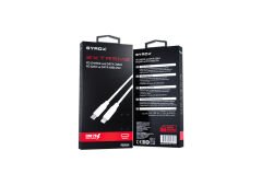 Syrox PD20LK 3.0A 20W 1mt Type-C - Lightning Şarj & Data Kablosu - Beyaz
