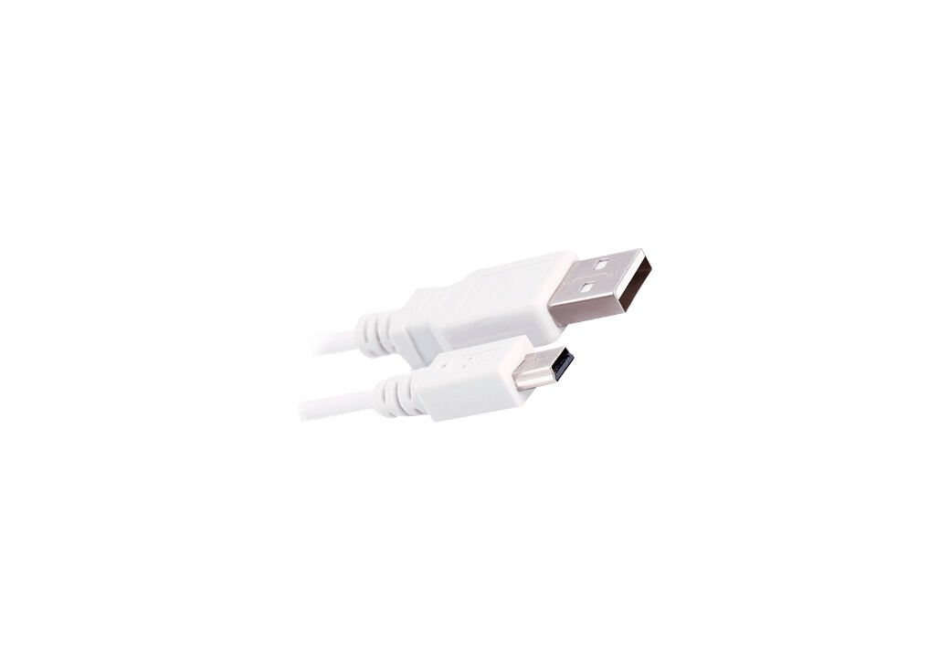 Syrox C84 V3/MP3 1mt USB-A - Mini USB Şarj & Data Kablosu - Beyaz