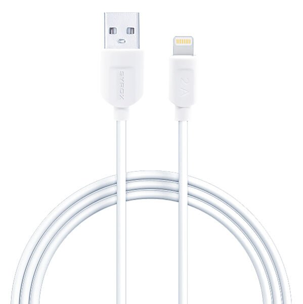 Syrox C12 2.0A 1mt USB-A - Lightning Şarj Kablosu - Beyaz