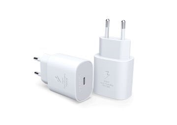 Syrox PD25B 3.0A 25W PD 1xType-C Port Çıkışlı Şarj Cihazı - Beyaz