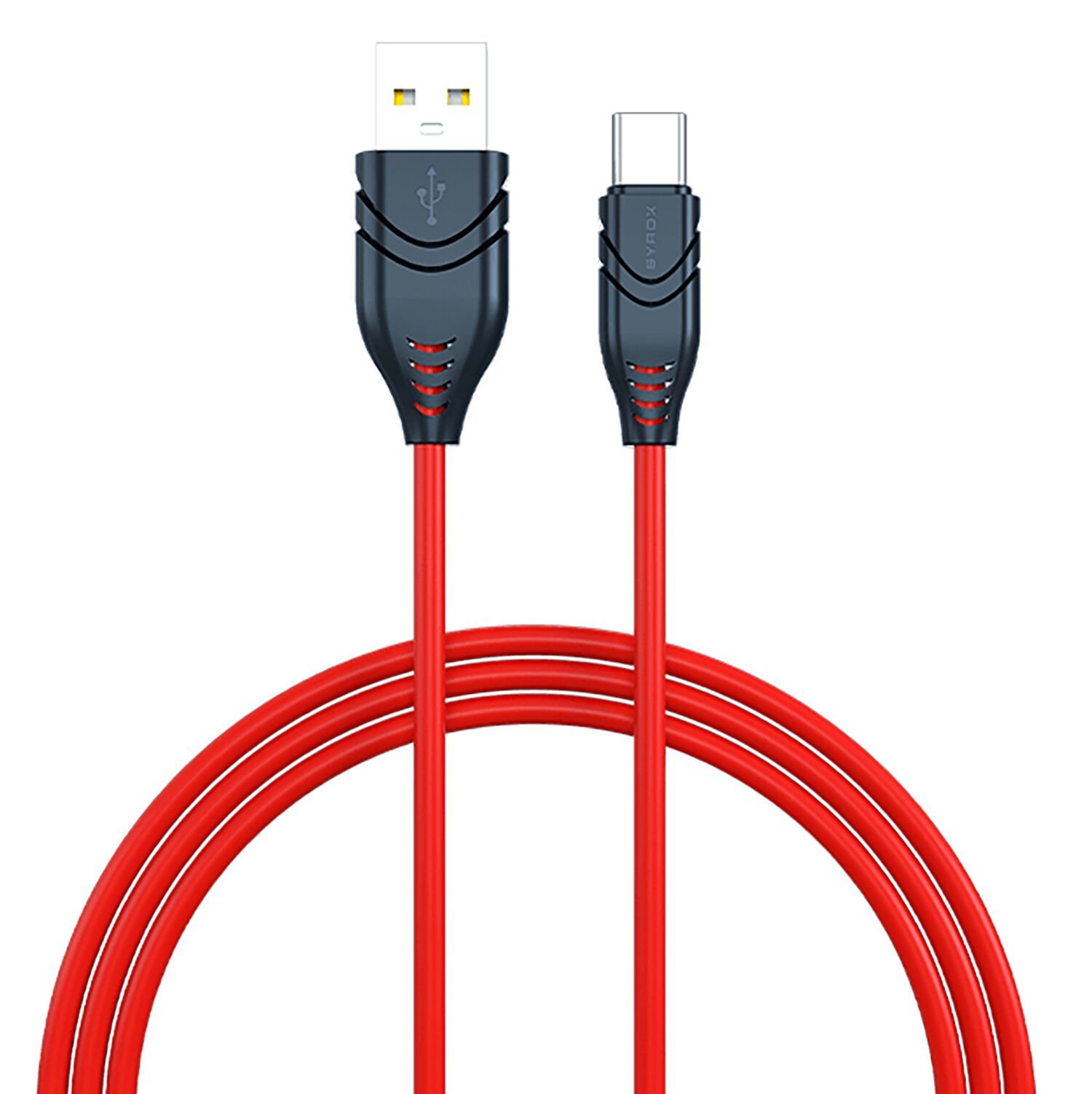 Syrox C101 2.1A 1mt USB-A - Type-C Şarj & Data Kablosu - Kırmızı