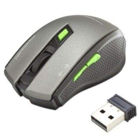 Hadron HDX3404 1600dpi 2.4Ghz USB Kablosuz Mouse - Gri-Siyah
