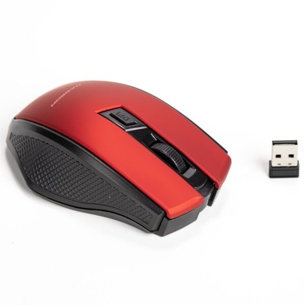 Hadron HDX3404 1600dpi 2.4Ghz USB Kablosuz Mouse - Kırmızı-Siyah