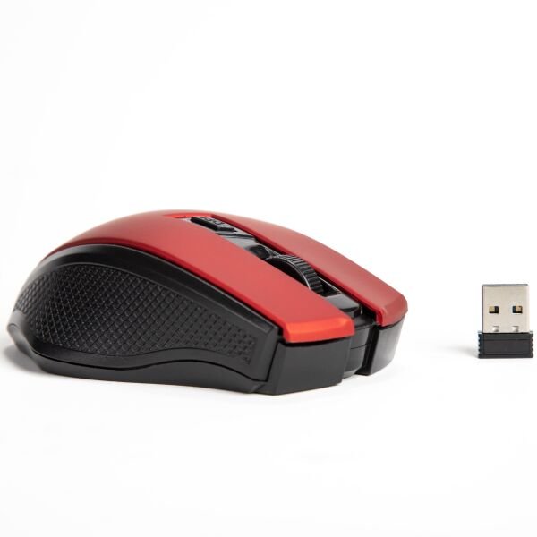 Hadron HDX3404 1600dpi 2.4Ghz USB Kablosuz Mouse - Kırmızı-Siyah