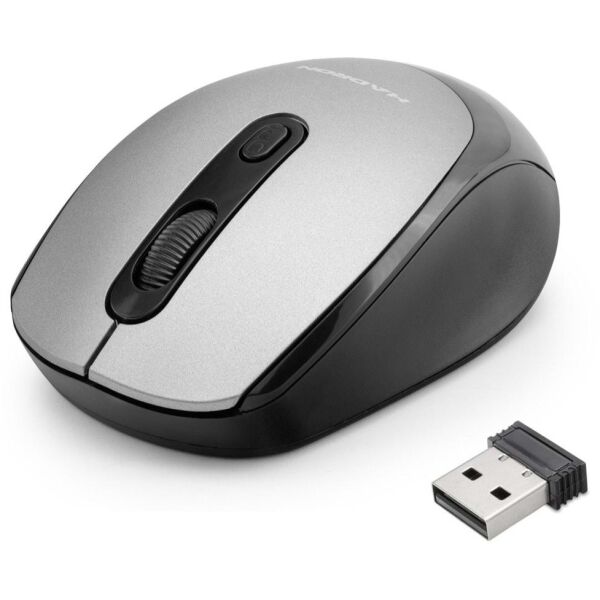Hadron HDX3406 1600dpi 2.4Ghz USB Kablosuz Mouse - Gri-Siyah