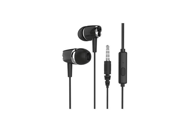Syrox K17 1.20mt 3.5mm AUX Kablolu Mikrofonlu Kulakiçi Kulaklık - Siyah