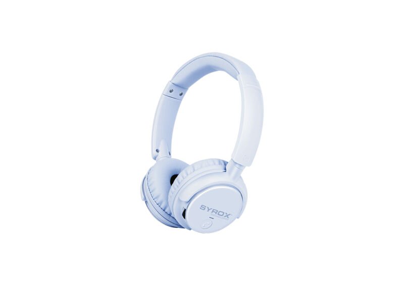 Syrox S16 Hafıza Kartı + 3.5mm AUX Destekli Bluetooth 5.0 Kablosuz Mikrofonlu Kulaküstü Kulaklık - Lila