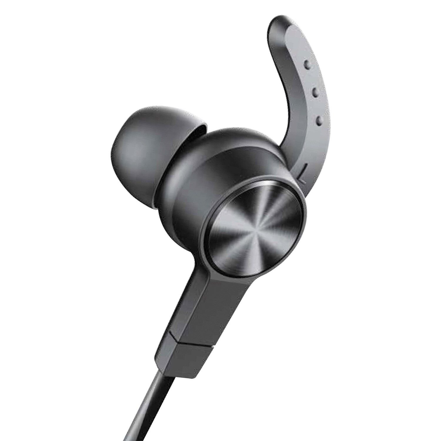 Syrox S32 Mıknatıslı Bluetooth v5.0 Kablosuz Mikrofonlu Kulakiçi Spor Kulaklık - Gri-Siyah