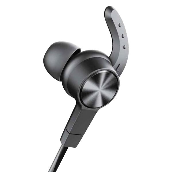 Syrox S32 Mıknatıslı Bluetooth v5.0 Kablosuz Mikrofonlu Kulakiçi Spor Kulaklık - Gri-Siyah