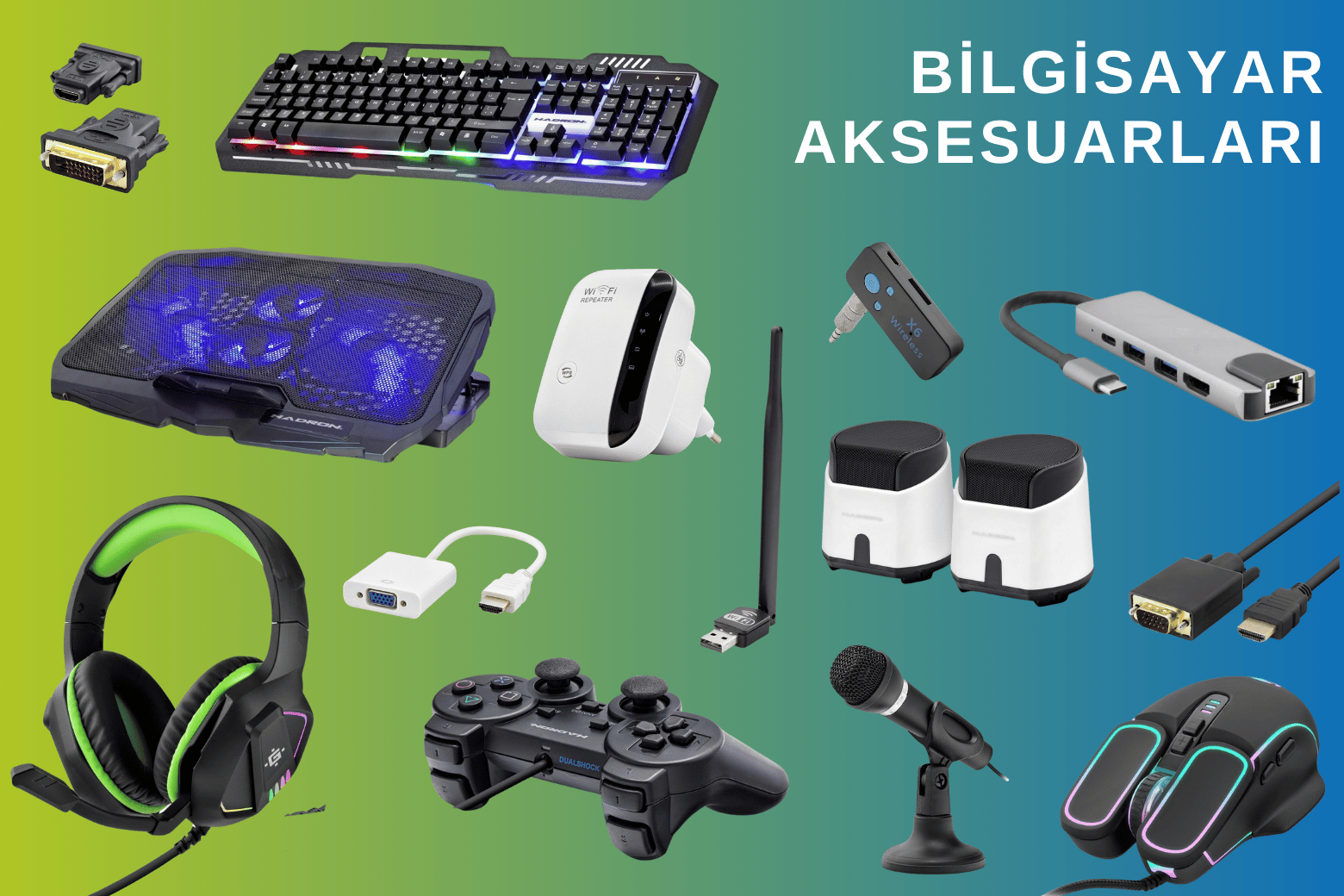 Bilgisayar Aksesuarları Banner